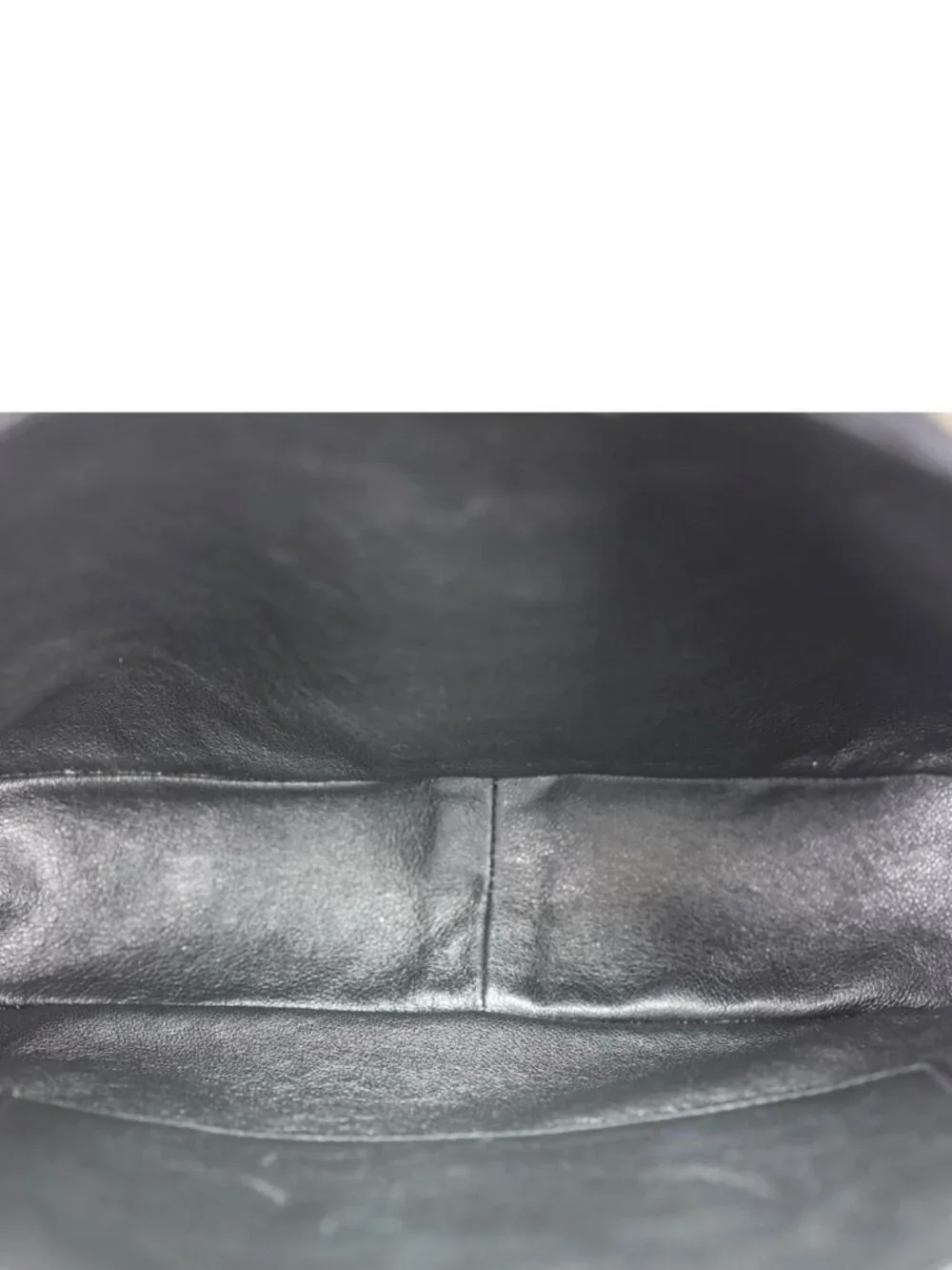 Chanel Vintage Quilted Patent Leather Camera Case Crossbody Bag Black